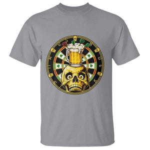 Funny St Patricks Day Skull T Shirt Darts Player Gift TS12 Sport Gray Print Your Wear