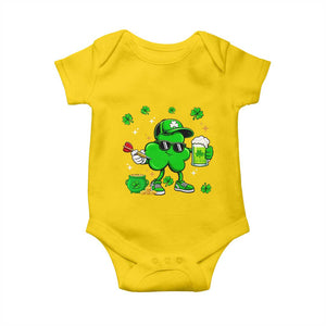 St Patricks Day Shamrock Darts And Beer Lover Gift Baby Onesie TS12 Daisy Print Your Wear