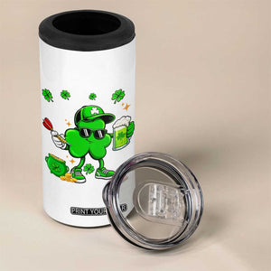St Patricks Day Shamrock Darts And Beer Lover Gift 4 in 1 Can Cooler Tumbler TS12 Print Your Wear