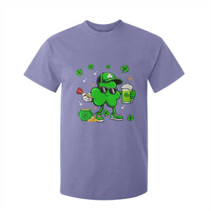 St Patricks Day Shamrock Darts And Beer Lover Gift T Shirt For Kid TS12 Violet Print Your Wear