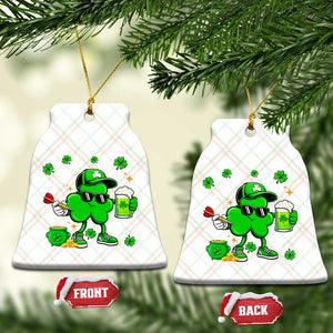 St Patricks Day Shamrock Darts And Beer Lover Gift Ceramic Ornament TS12 Print Your Wear