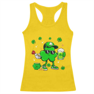 St Patricks Day Shamrock Darts And Beer Lover Gift Racerback Tank Top TS12 Daisy Print Your Wear