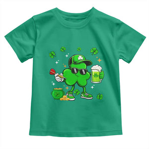 St Patricks Day Shamrock Darts And Beer Lover Gift Toddler T Shirt TS12 Irish Green Print Your Wear
