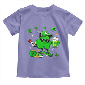 St Patricks Day Shamrock Darts And Beer Lover Gift Toddler T Shirt TS12 Violet Print Your Wear