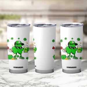 St Patricks Day Shamrock Darts And Beer Lover Gift Tumbler Cup TS12 Print Your Wear