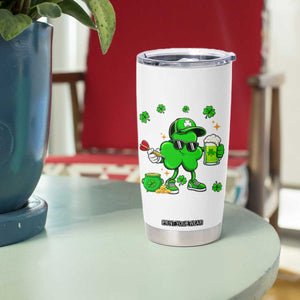 St Patricks Day Shamrock Darts And Beer Lover Gift Tumbler Cup TS12 Print Your Wear
