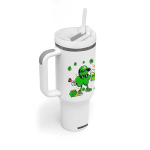 St Patricks Day Shamrock Darts And Beer Lover Gift Tumbler With Handle TS12 Print Your Wear
