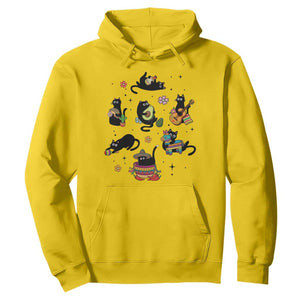 Funny Black Cat Lover Cinco De Mayo Hoodie Mexican Fiesta Gift TS12 Daisy Print Your Wear