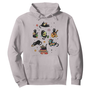 Funny Black Cat Lover Cinco De Mayo Hoodie Mexican Fiesta Gift TS12 Ice Gray Print Your Wear