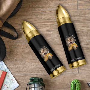Funny Cat Eating Taco Bullet Tumbler Mexican Food Lover Gift TS12 Print Your Wear
