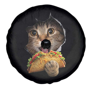 Funny Cat Eating Taco Spare Tire Cover Mexican Food Lover Gift TS12 Print Your Wear