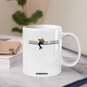 Funny Cinco De Meow Coffee Mug Cute Black Cat Eating Taco TS12 Print Your Wear
