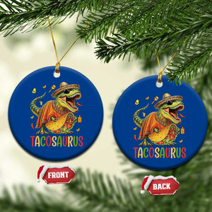 Cinco De Mayo Tacosaurus Ceramic Ornament Funny Dinosaur Taco Lover Gift TS12 1pc Blue Print Your Wear