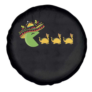 Funny Retro Game Tacosaurus Spare Tire Cover Cinco De Mayo Taco Lover Gift TS12 Print Your Wear