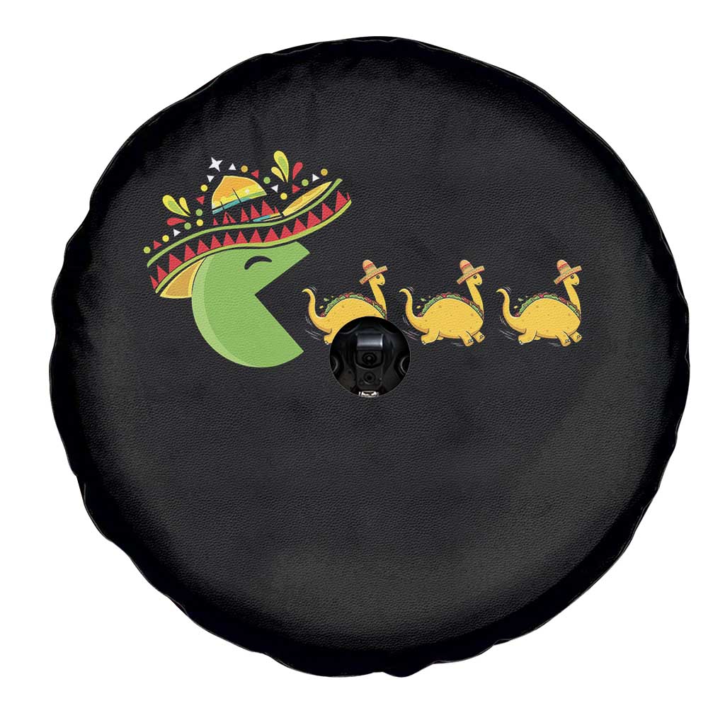 Funny Retro Game Tacosaurus Spare Tire Cover Cinco De Mayo Taco Lover Gift TS12 Print Your Wear
