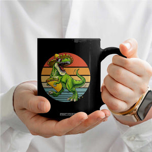 Vintage Dinosaur Taco Lover Coffee Mug Cinco De Mayo Gift TS12 Print Your Wear