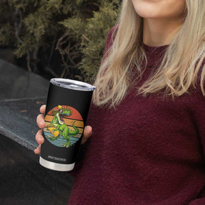 Vintage Dinosaur Taco Lover Tumbler Cup Cinco De Mayo Gift TS12 Print Your Wear