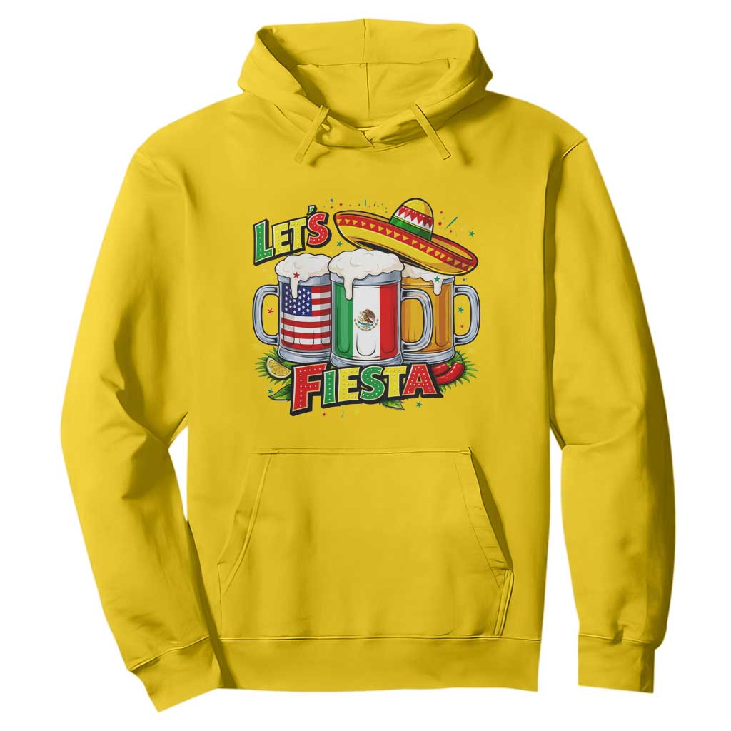 Funny Beer Drinking Cinco De Mayo Party Gift Hoodie Lets Fiesta TS12 Daisy Print Your Wear