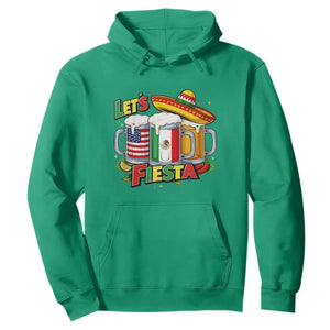 Funny Beer Drinking Cinco De Mayo Party Gift Hoodie Lets Fiesta TS12 Irish Green Print Your Wear