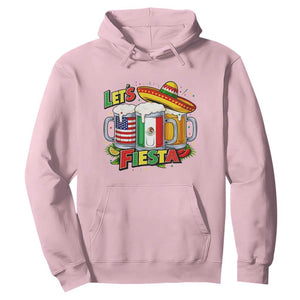 Funny Beer Drinking Cinco De Mayo Party Gift Hoodie Lets Fiesta TS12 Light Pink Print Your Wear
