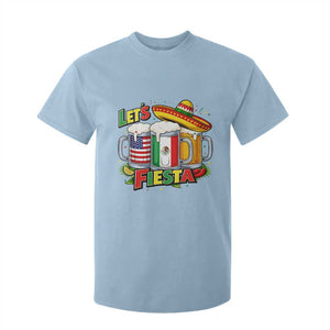 Funny Beer Drinking Cinco De Mayo Party Gift T Shirt For Kid Lets Fiesta TS12 Light Blue Print Your Wear