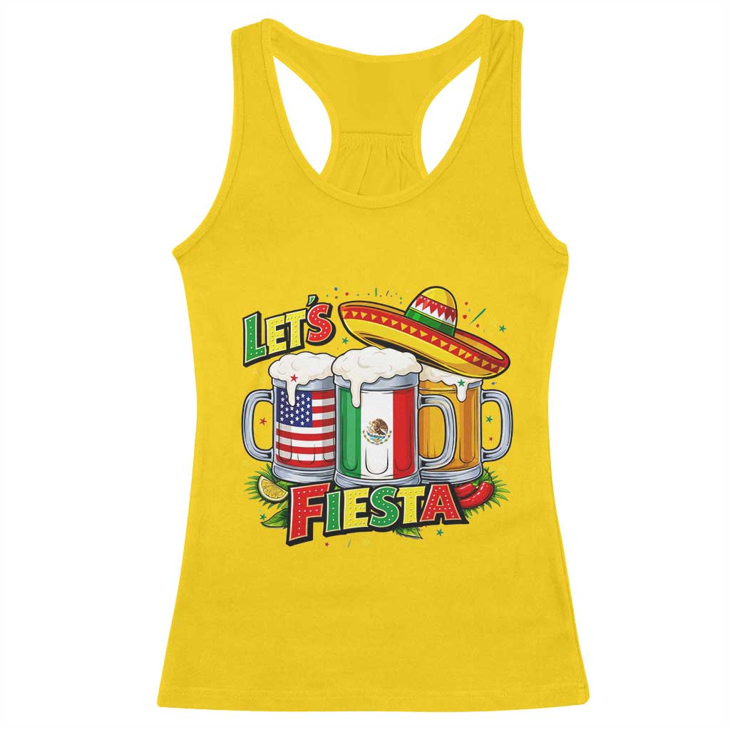 Funny Beer Drinking Cinco De Mayo Party Gift Racerback Tank Top Lets Fiesta TS12 Daisy Print Your Wear