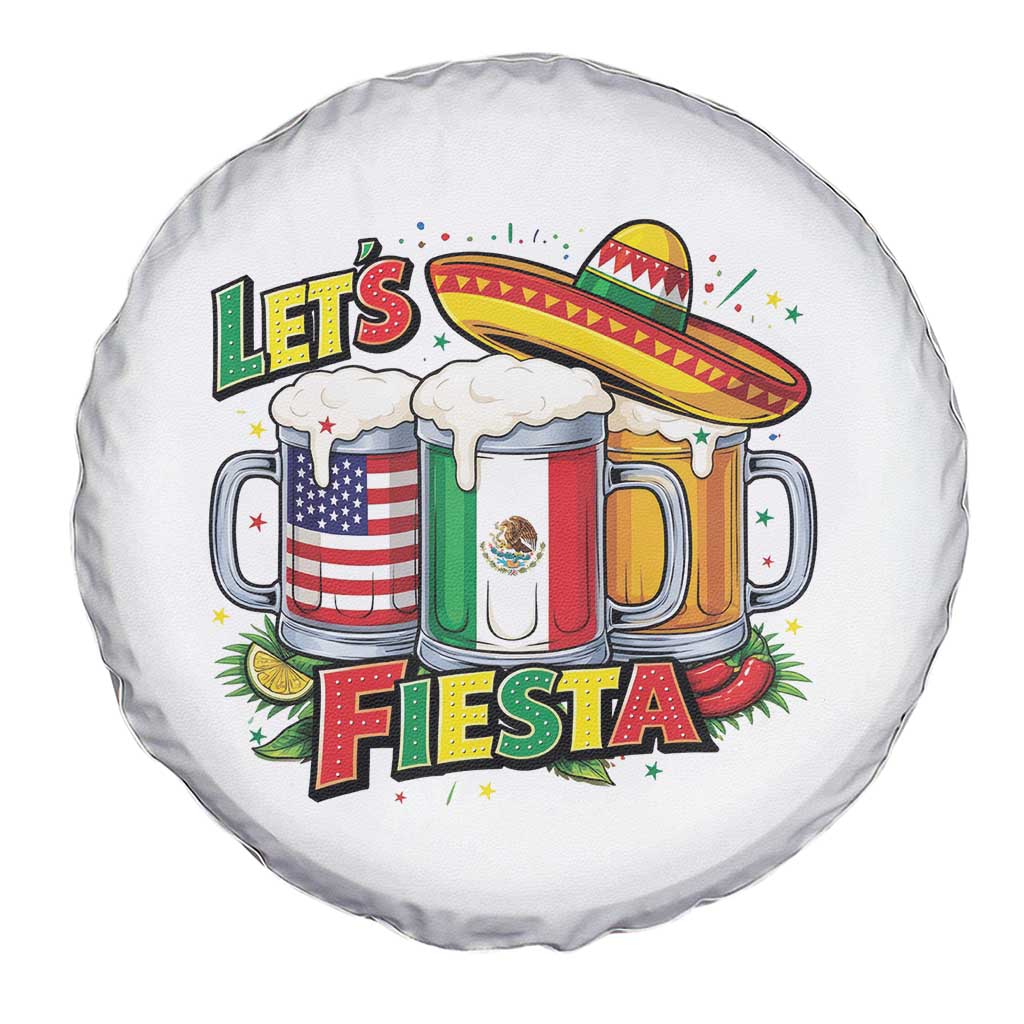 Funny Beer Drinking Cinco De Mayo Party Gift Spare Tire Cover Lets Fiesta TS12 Print Your Wear