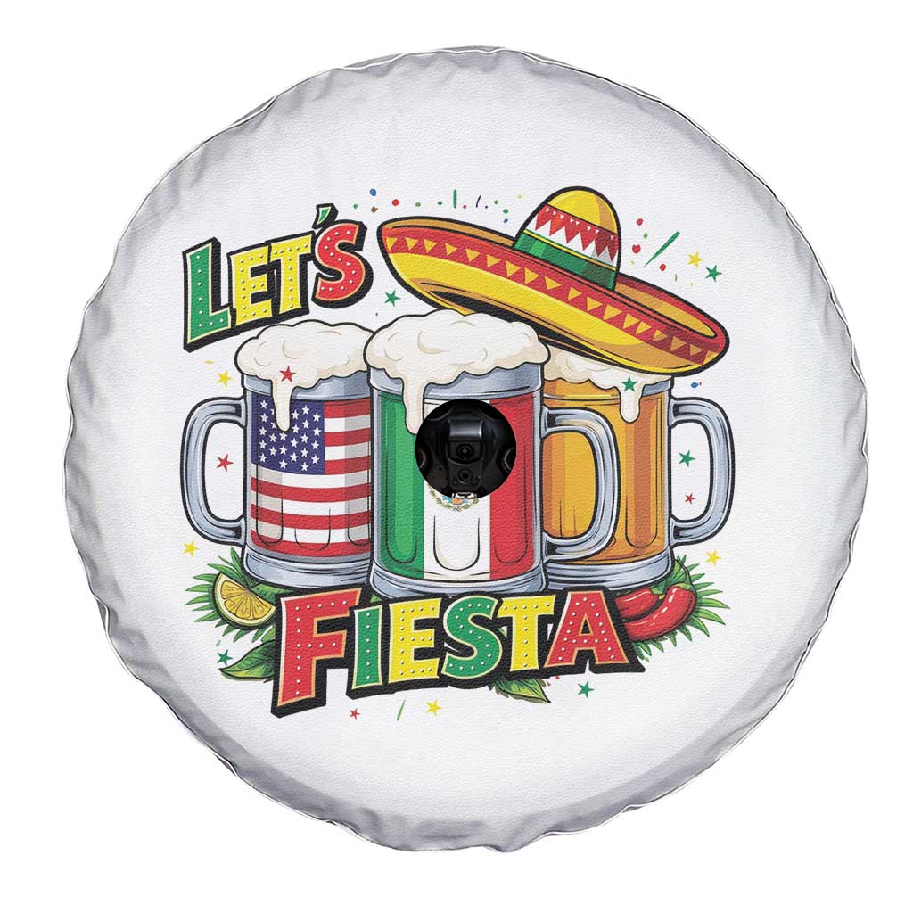 Funny Beer Drinking Cinco De Mayo Party Gift Spare Tire Cover Lets Fiesta TS12 Print Your Wear