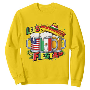 Funny Beer Drinking Cinco De Mayo Party Gift Sweatshirt Lets Fiesta TS12 Daisy Print Your Wear