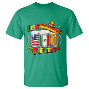 Funny Beer Drinking Cinco De Mayo Party Gift T Shirt Lets Fiesta TS12 Irish Green Print Your Wear