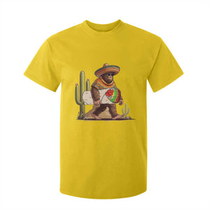 Funny Cinco De Mayo Bigfoot Burrito Lover Gift T Shirt For Kid TS12 Daisy Print Your Wear