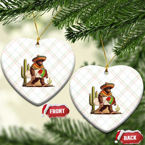 Funny Cinco De Mayo Bigfoot Burrito Lover Gift Ceramic Ornament TS12 Print Your Wear