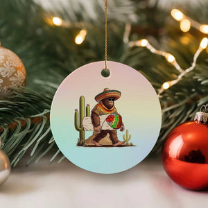 Funny Cinco De Mayo Bigfoot Burrito Lover Gift Ceramic Ornament TS12 1pc Pastel Print Your Wear
