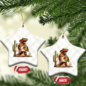 Funny Cinco De Mayo Bigfoot Burrito Lover Gift Ceramic Ornament TS12 Print Your Wear