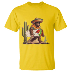 Funny Cinco De Mayo Bigfoot Burrito Lover Gift T Shirt TS12 Daisy Print Your Wear