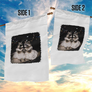 Funny Lesbian Raccoon Engagement Garden Flag LGBTQ Pride Gift TS12 Print Your Wear