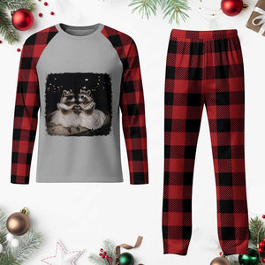 Funny Lesbian Raccoon Engagement Plaid Pajama Set LGBTQ Pride Gift TS12 Buffalo Plaid Print Your Wear