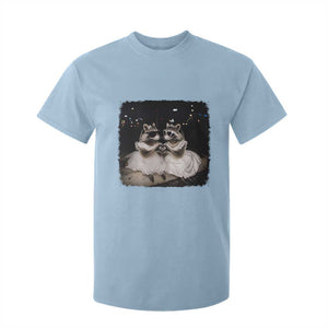 Funny Lesbian Raccoon Engagement T Shirt For Kid LGBTQ Pride Gift