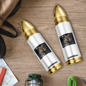 Raccoon Eating Baguette Graphic Bullet Tumbler Humorous Gay Pride Gift