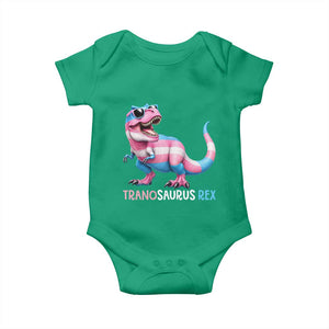 Transaurus Rex Transgender Pride Baby Onesie Funny Dinosaur Lover