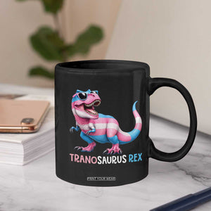 Transaurus Rex Transgender Pride Coffee Mug Funny Dinosaur Lover TS12 Print Your Wear
