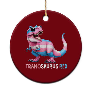 Transaurus Rex Transgender Pride Ceramic Ornament Funny Dinosaur Lover TS12 1pc Red Print Your Wear