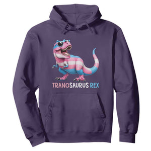 Transaurus Rex Transgender Pride Hoodie Funny Dinosaur Lover TS12 Purple Print Your Wear