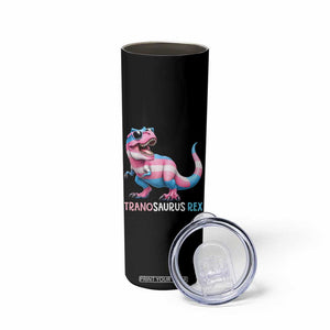 Transaurus Rex Transgender Pride Skinny Tumbler Funny Dinosaur Lover TS12 Print Your Wear