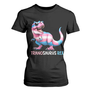 Transaurus Rex Transgender Pride T Shirt For Women Funny Dinosaur Lover