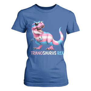 Transaurus Rex Transgender Pride T Shirt For Women Funny Dinosaur Lover