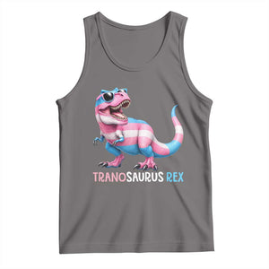 Transaurus Rex Transgender Pride Tank Top Funny Dinosaur Lover