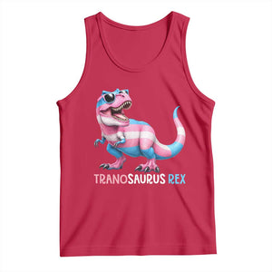 Transaurus Rex Transgender Pride Tank Top Funny Dinosaur Lover