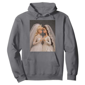 Funny Lesbian Doll Wedding Engagement Hoodie LGBTQ Pride Gift