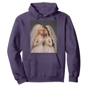 Funny Lesbian Doll Wedding Engagement Hoodie LGBTQ Pride Gift